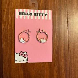 Hello Kitty Hoops Earrings